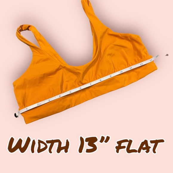 NWT Vitamin A Sienna Tank Bikini Top in mustard yellow/orange. Size S/6👙🏝️ - Picture 5 of 5